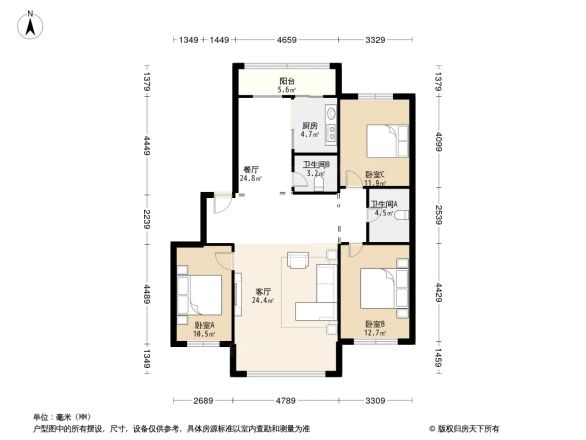金山小区东区户型图