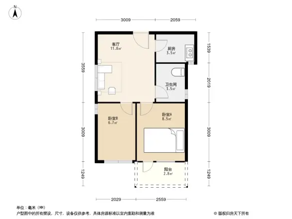 海涛花园户型图