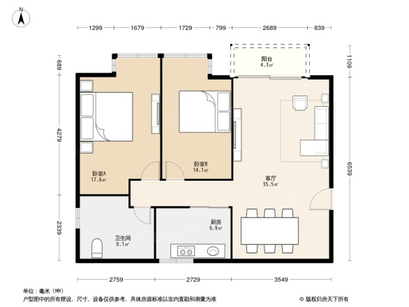 金桃园大厦户型图