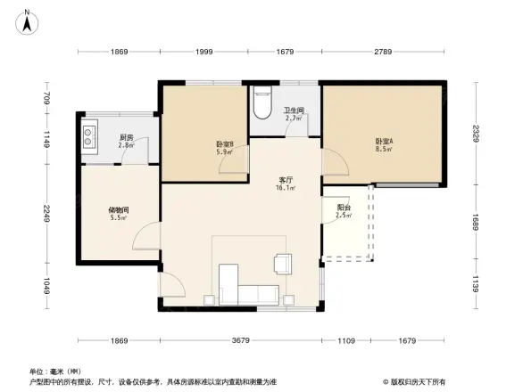 海涛花园户型图