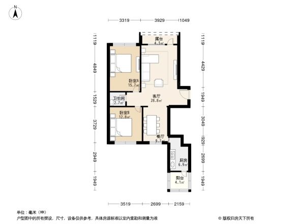 星海阳光户型图
