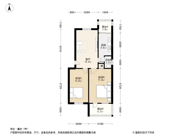 山师北街单位宿舍户型图