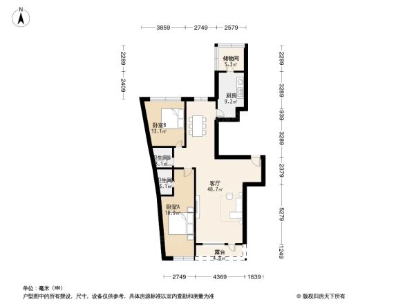 星海阳光户型图