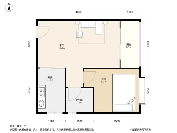 春天广场户型图