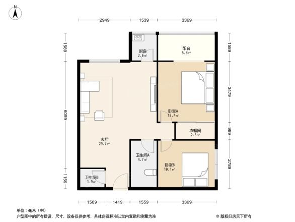 武昌花园户型图