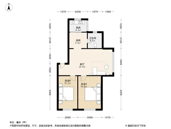 金北花园户型图