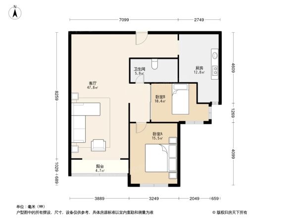帝柏湾户型图