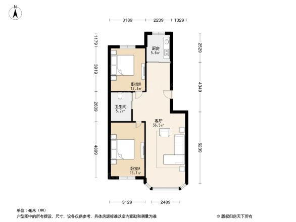 东北名苑户型图