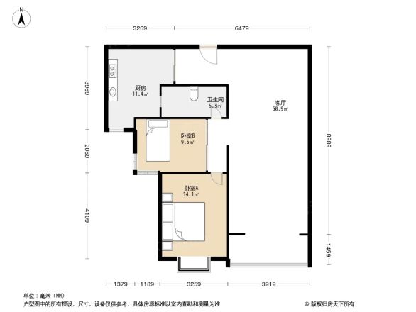帝柏湾户型图