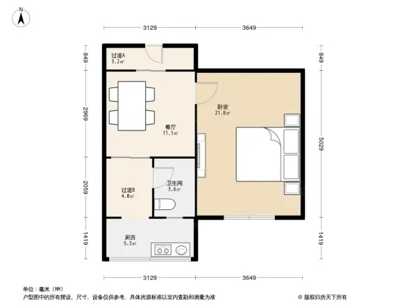水芙山竹户型图