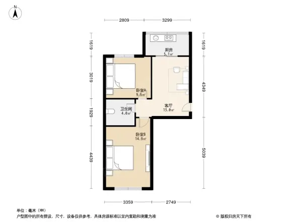 金北花园户型图