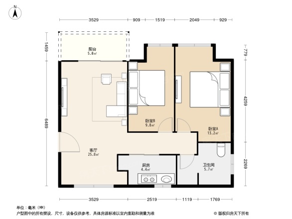 金桃园大厦户型图