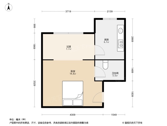 休斯顿公寓户型图