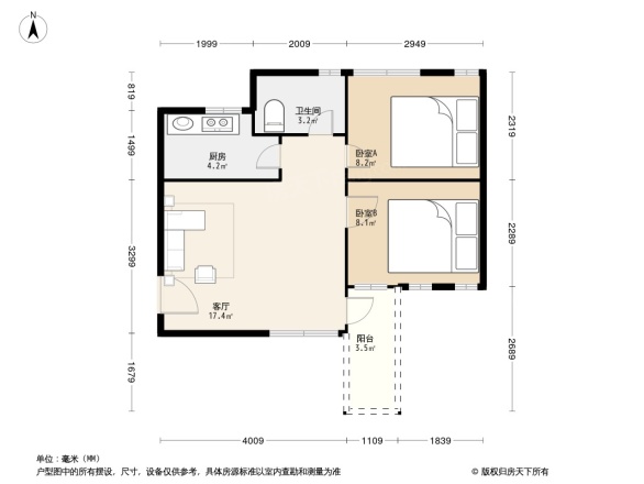 海涛花园户型图