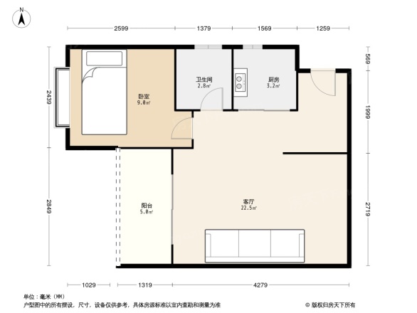 春天广场户型图