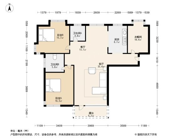 帝柏湾户型图