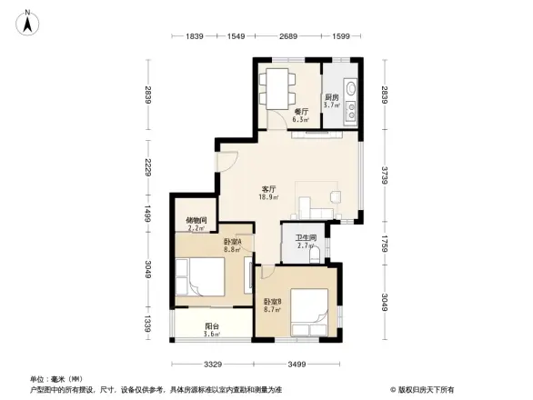 中盛家园户型图