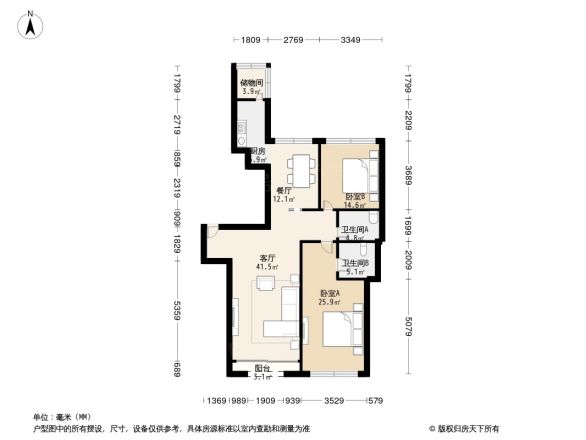 星海阳光户型图