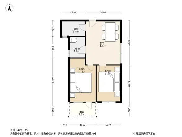 海涛花园户型图