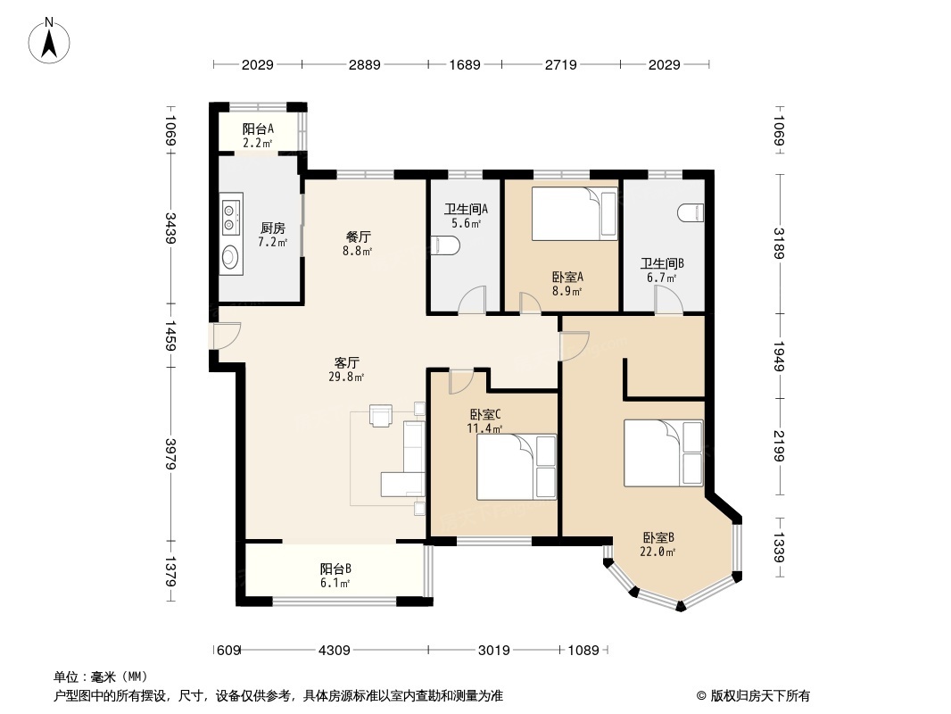 户型图1/2