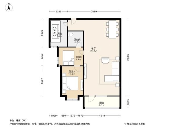 帝柏湾户型图