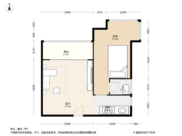 华府馨居户型图