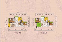 福鑫公馆7室3厅1厨4卫建面206.0㎡