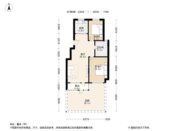 亿达世纪城户型图