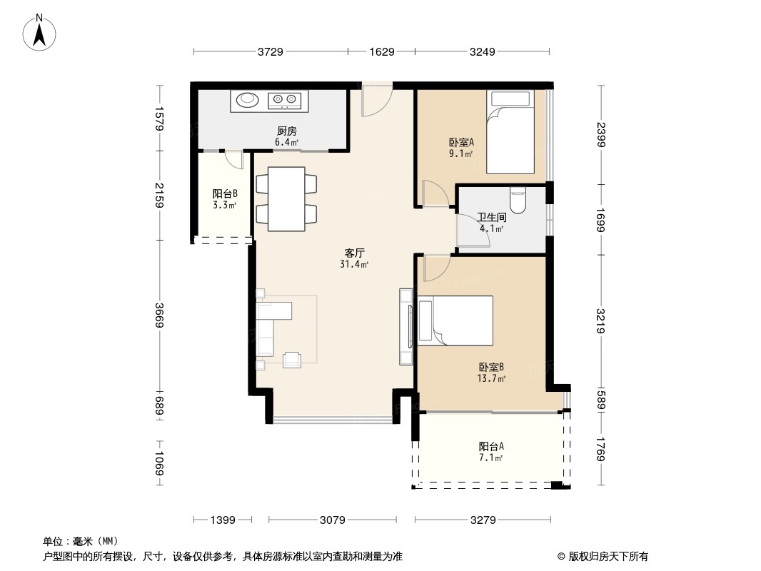 振业峦山谷户型图片