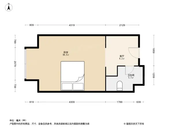 青云公寓户型图