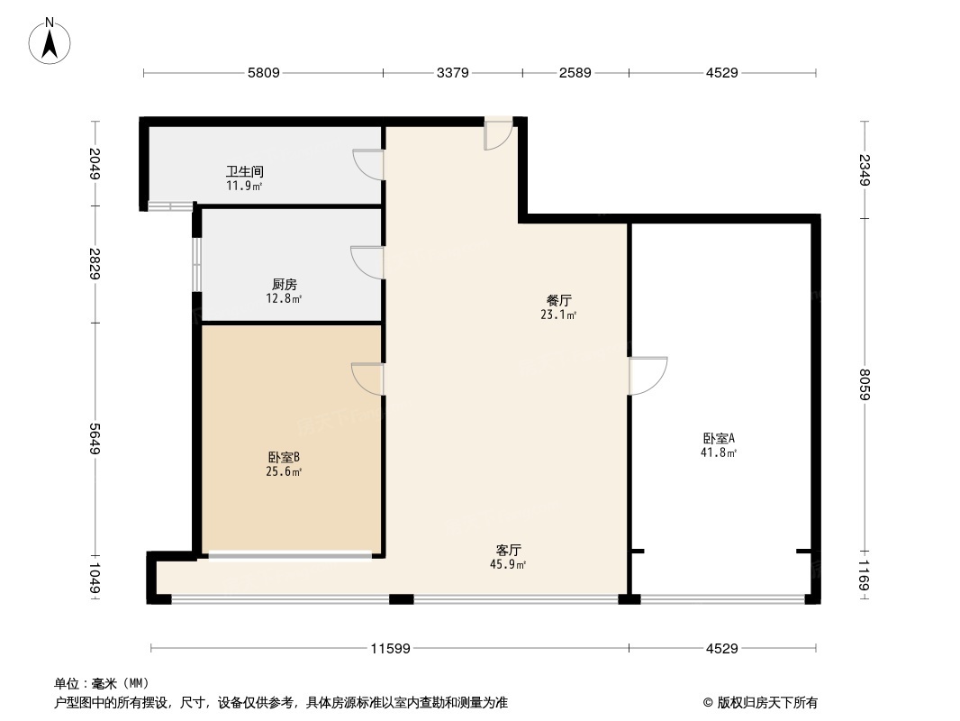 户型图1/2