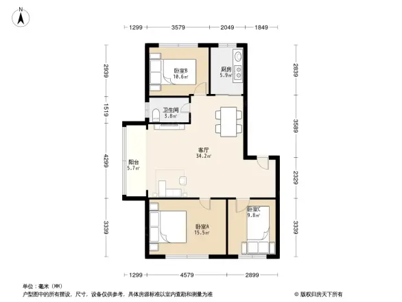听海新居户型图