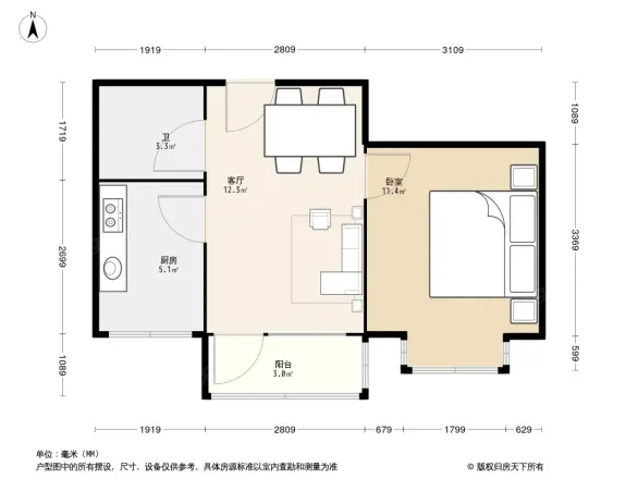 哈佛映像户型图