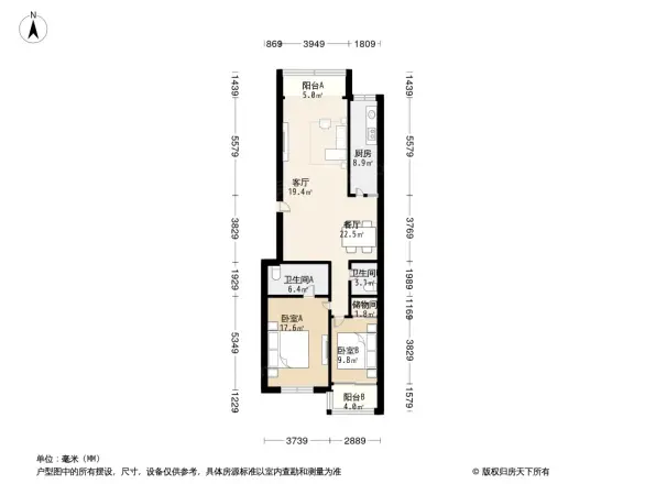 历东花园户型图