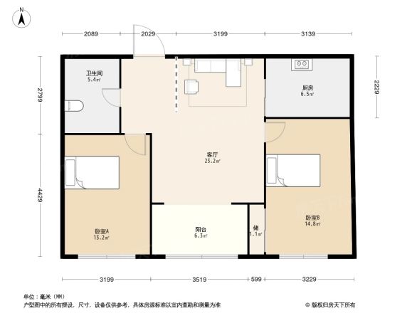 槐花大厦户型图