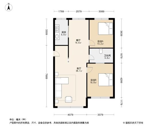台山小筑户型图