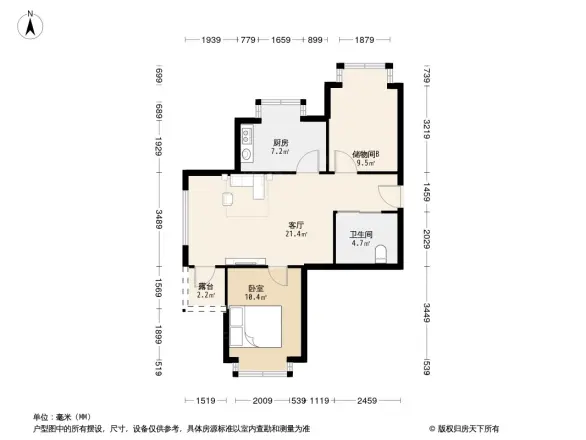 哈佛映像户型图