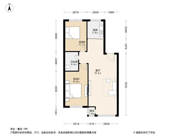 华兴尚园户型图