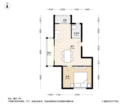 金源北里户型图