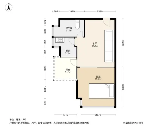 华府馨居户型图