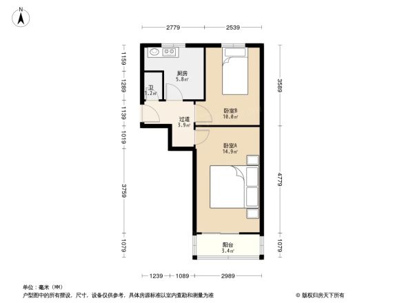 天茂街单位宿舍户型图