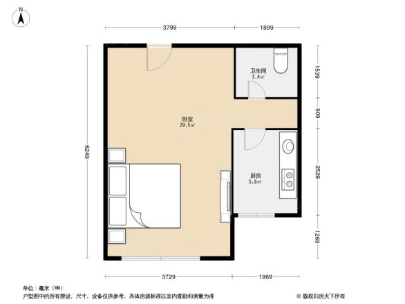 西郊闲庭户型图