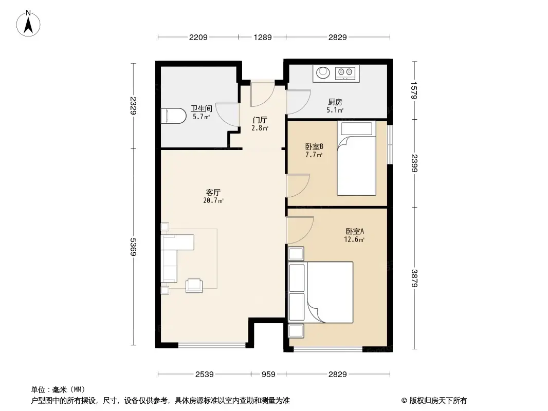 天津四季汇户型图图片