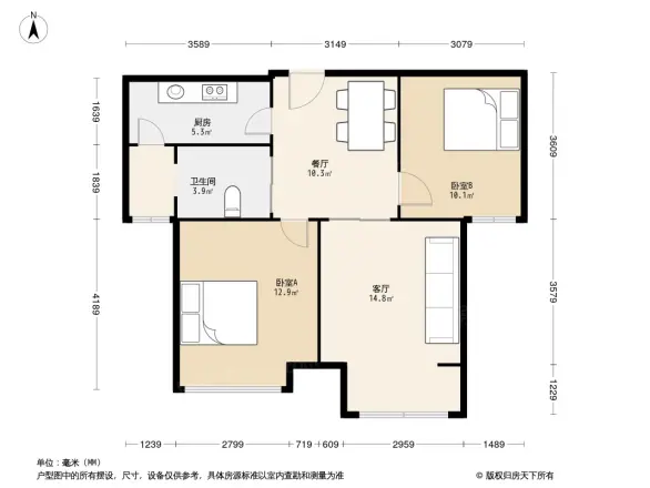 中海紫御东郡户型图
