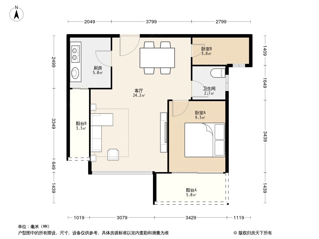 振业峦山谷户型图片