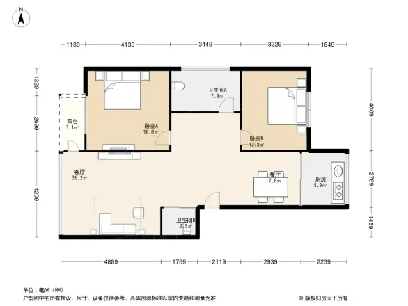 绿色新苑户型图