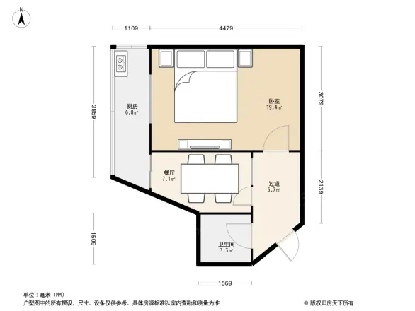 金州区光明小区户型图