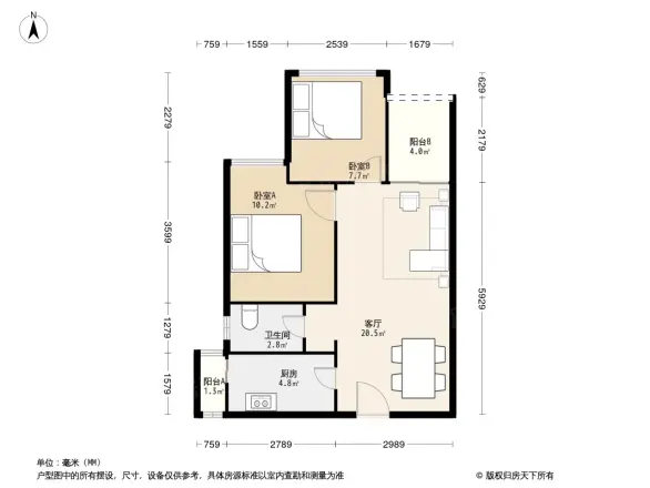 幸福珺湾户型图
