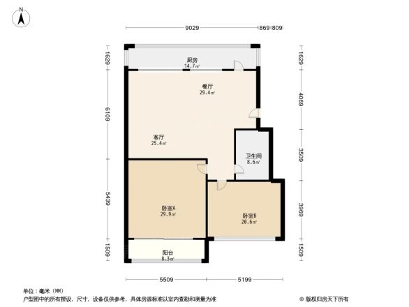华彩楼户型图