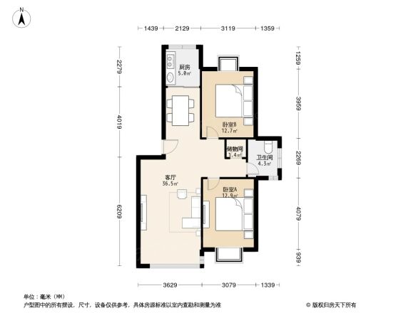 东山花园户型图